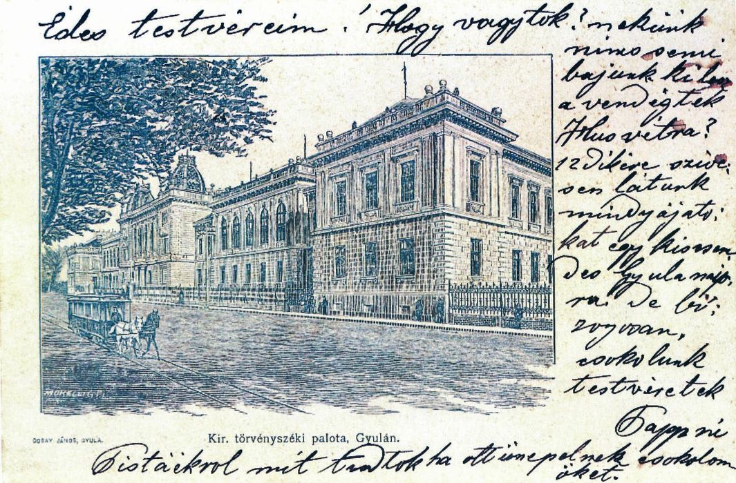 A gyulai törvényszéki palota