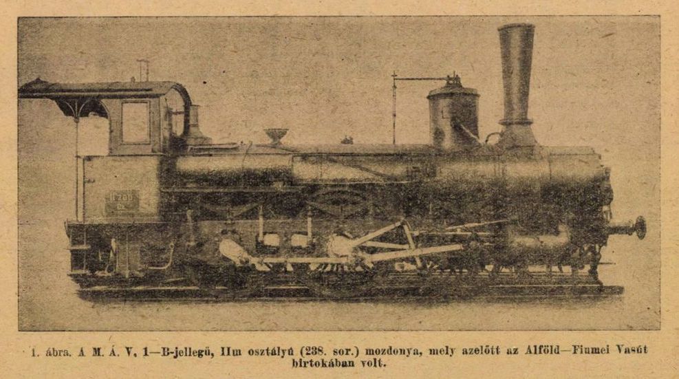 Az Alföld–Fiumei Vasút vonalain egykor közlekedő mozdony